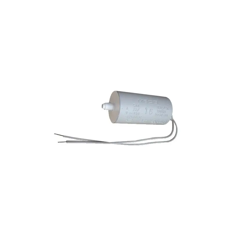 Condensatore di rifasamento per lampade terminali a filo 2,5uf/250V Condensatore di rifasamento per lampade terminali a filo 2,5uf/250V