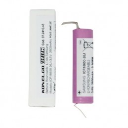 Batteria ricaricabile SAMSUNG ICR18650-26J Li-ion 2600 mAh con lamelle