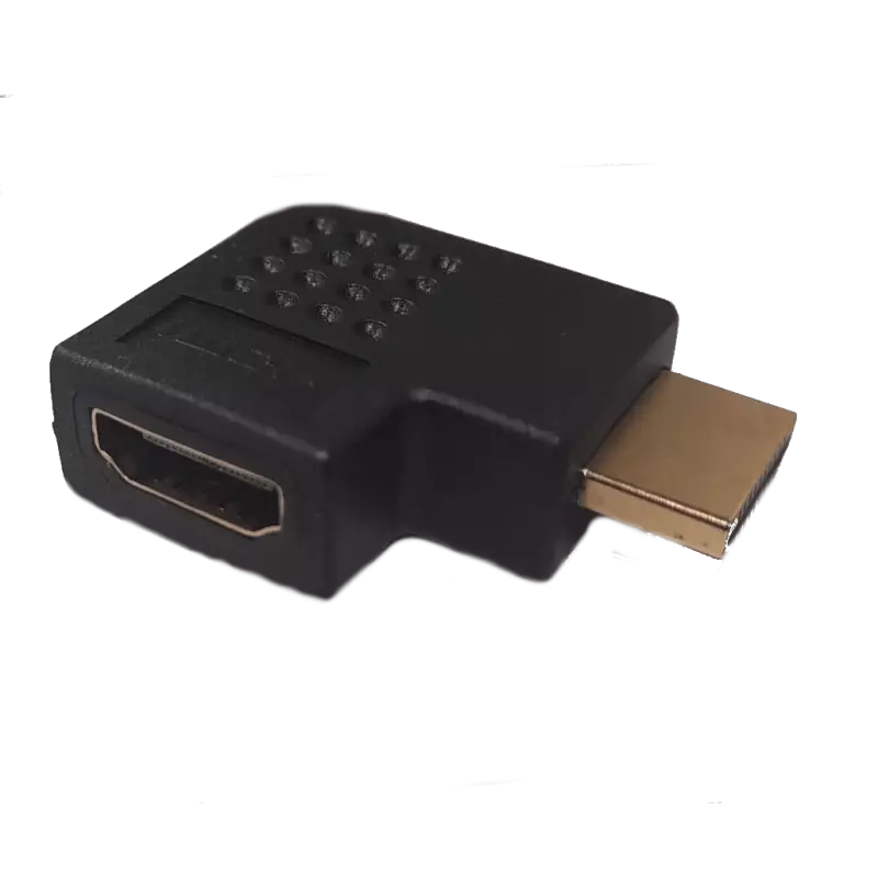 Adattatore piatto HDMI Maschio - Femmina 90° PIATTO 270° 4K