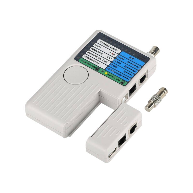 Tester  cavi di rete per modelli RJ45 - RJ11 - USB - BNC