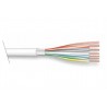 Cavo antifurto 6X0,22+2x0,75 guaina colore bianco Rame
