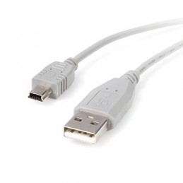 Cavo per connessioni USB 2.0 A  spina A - spina mini B 5P lunghezza 1 metro