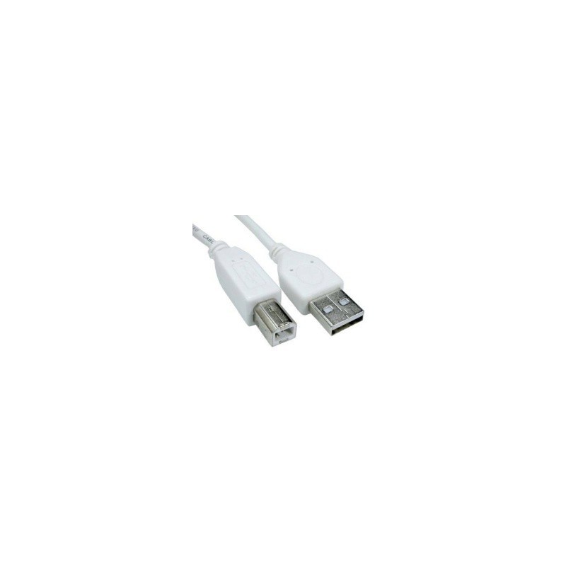 Cavo per connessioni USB 2.0 standard spina A - spina B  lunghezza 5 metri