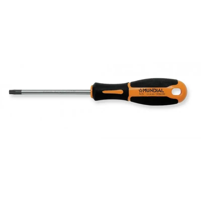 Giravite di precisione Torx TX6 con foro Giravite di precisione Torx TX6 con foro