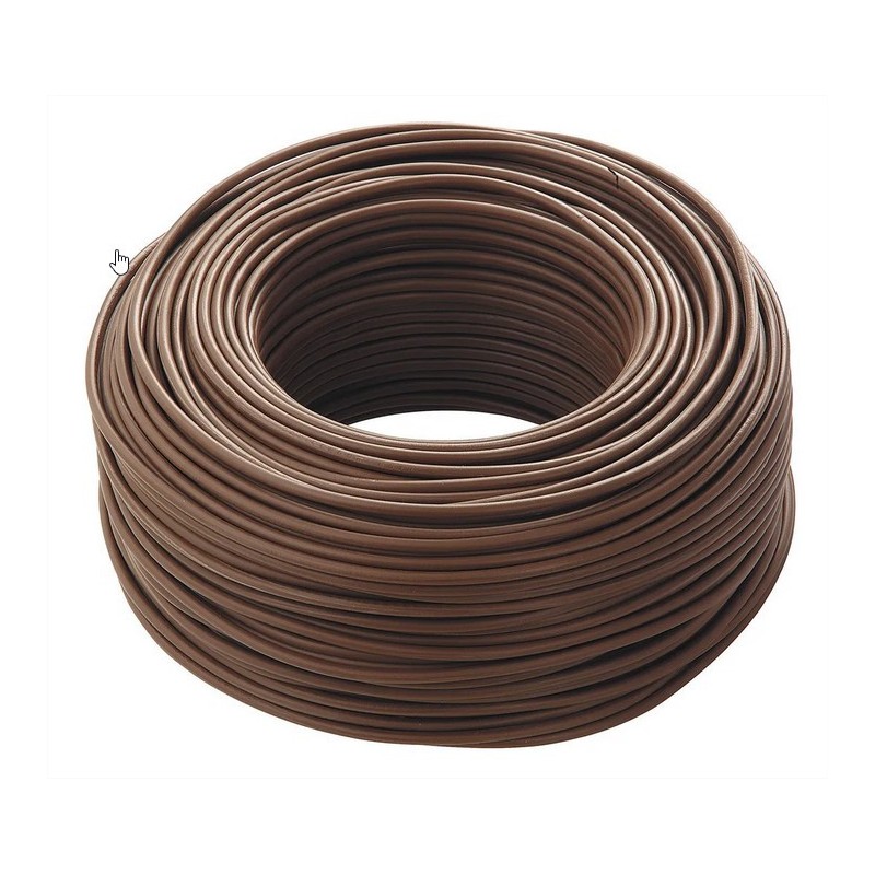 Cavo unipolare 2,5 mmq FS17 Marrone Matassa 100 Mt Cavo unipolare 2,5 mmq FS17 Marrone Matassa 100 Mt