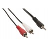 Cavo audio jack 3,5MM - 2 RCA lunghezza 3 metri