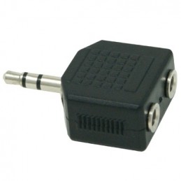 Adattatore stereo da spina 3,5mm a 2 prese 3,5mm