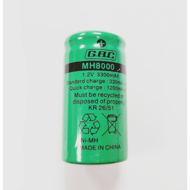 Batteria torcia ricaricabile NI-MH 8000MA