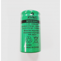 Batteria ricaricabile mezza Torcia (C) NI-MH 3000 mAh