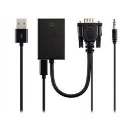 Convertitore di segnale VGA - HDMI con audio