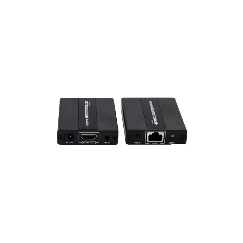 Estensore di Segnale Hdmi Rj45 100130m con ripetitore di telecomando Estensore di Segnale Hdmi Rj45 100130m con ripetitore di telecomando