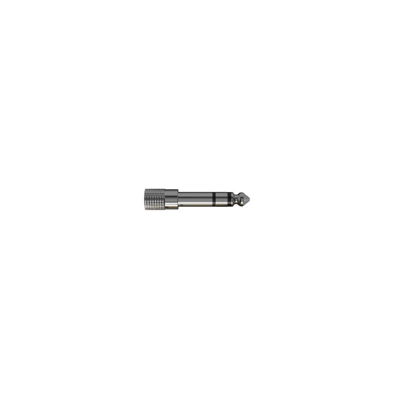 Adattatore da spina 6,3mm stereo a presa 3,5mm stereo in metallo