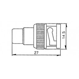 Adattatore da spina BNC a presa RCA