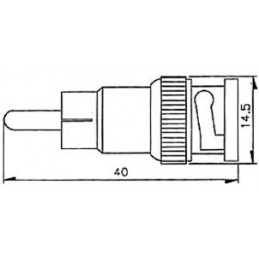Adattatore da spina BNC a spina RCA