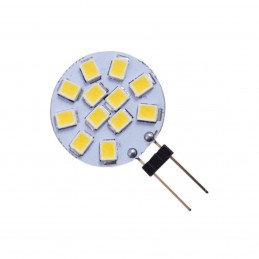 Lampada LED SMD di minime dimensioni 1.8W - 12V attacco G4 6400K Lampo