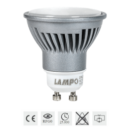 Lampada a Led GU10 7,5W Luce Naturale Lampo