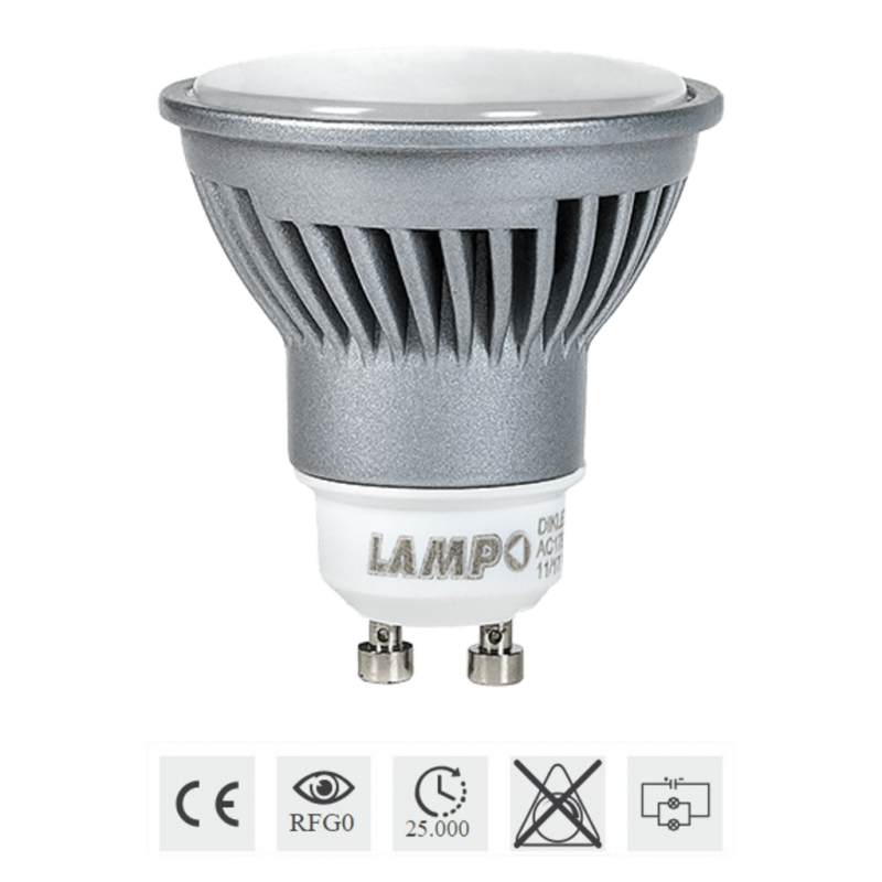 Lampada a Led GU10 7,5W Luce fredda Lampo