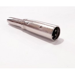 Adattatore microfonico da spina Canon XLR a presa 6,3mm stereo