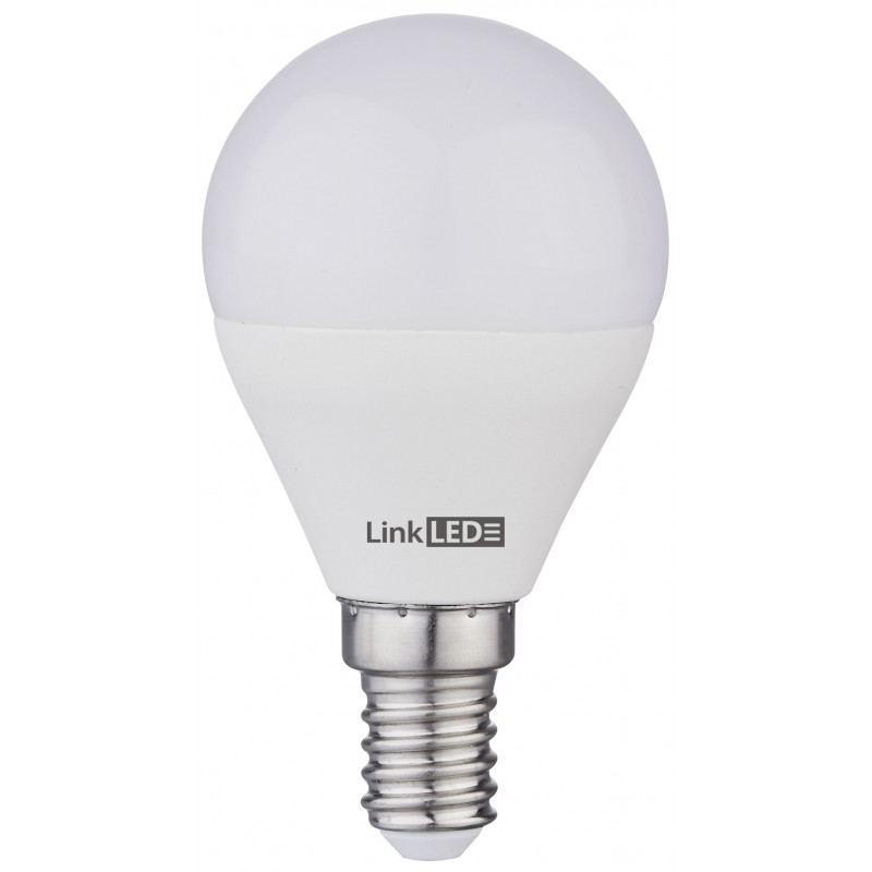 Lampada a Led sfera 8W E14 6K Luce fredda Linkled