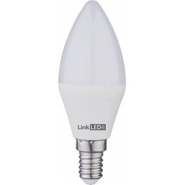 Lampada a Led oliva 8W E14 3K Luce calda Linkled