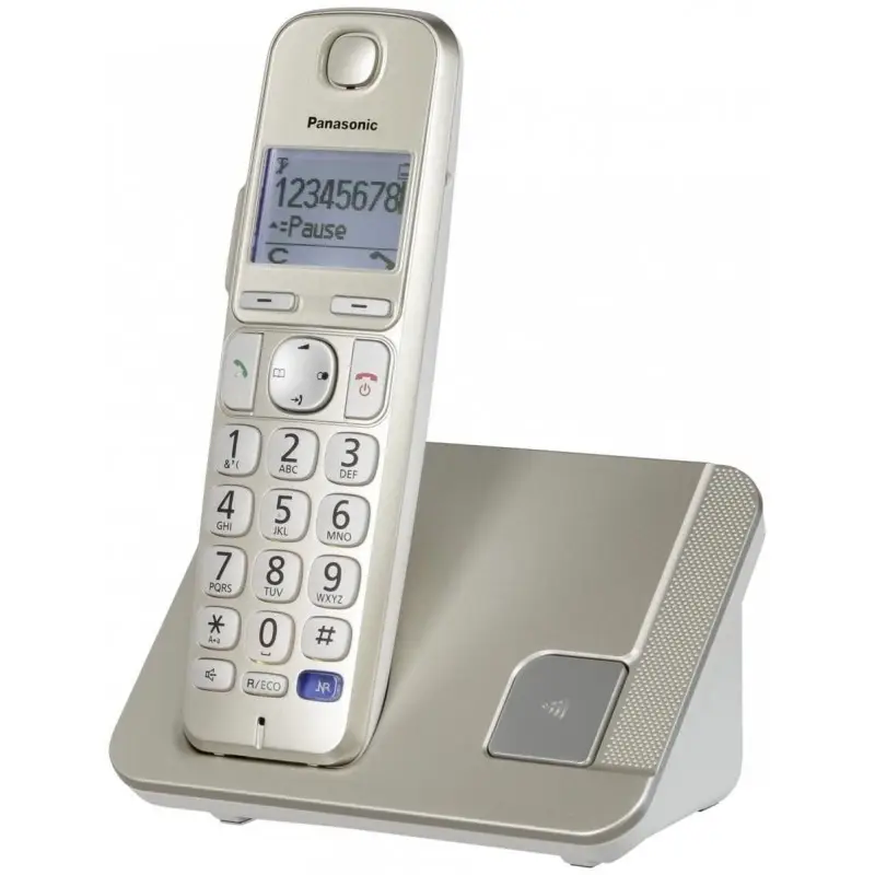 Telefono cordless Panasonic KX-TGE210 Bianco Telefono cordless Panasonic KX-TGE210 Bianco