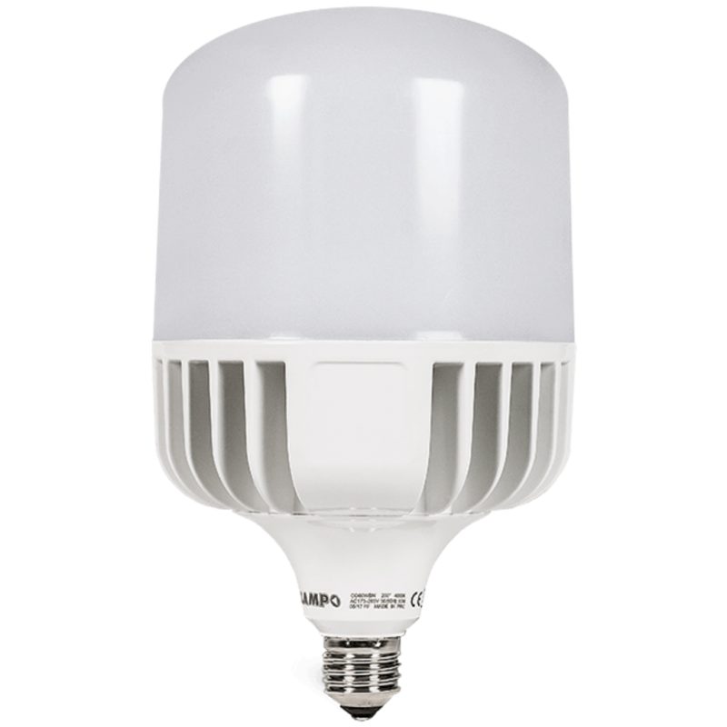 Lampada led tubolare E27 60W 6500K Luce Fredda Lampo