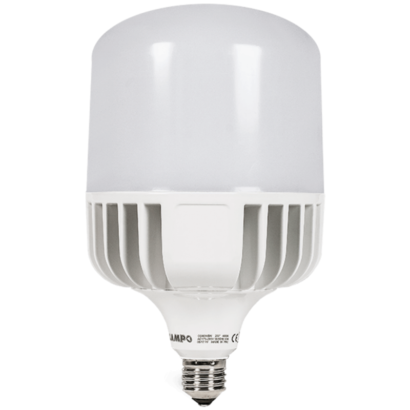 Lampada led tubolare E27 60W 4000K Luce Naturale Lampo