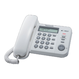 Telefono Fisso con Filo Panasonic TS560EX1 Bianco