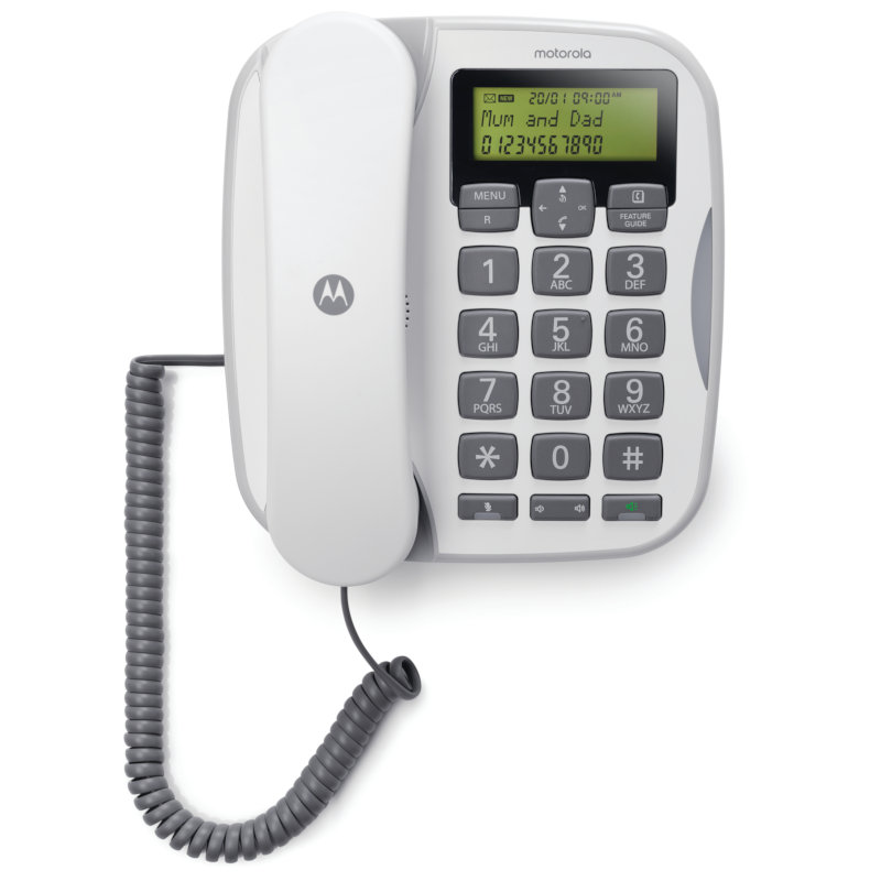 Telefono Fisso con Filo Motorola CT510 Bianco