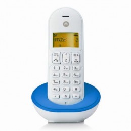 Telefono Digital Cordless Motorola T101 BiancoBlu