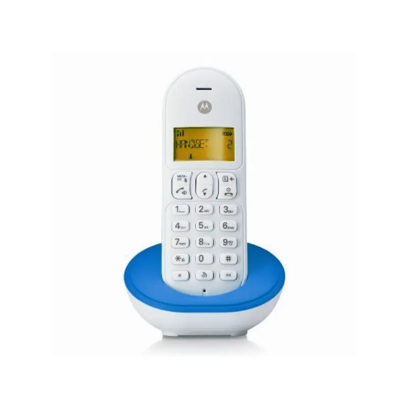 Telefono Digital Cordless Motorola T101 BiancoBlu Telefono Digital Cordless Motorola T101 BiancoBlu