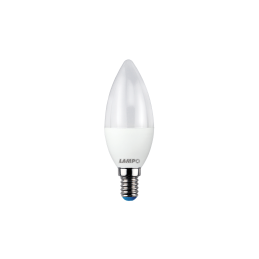 Lampada a Led oliva 8W E14 6400°K Luce Fredda Lampo