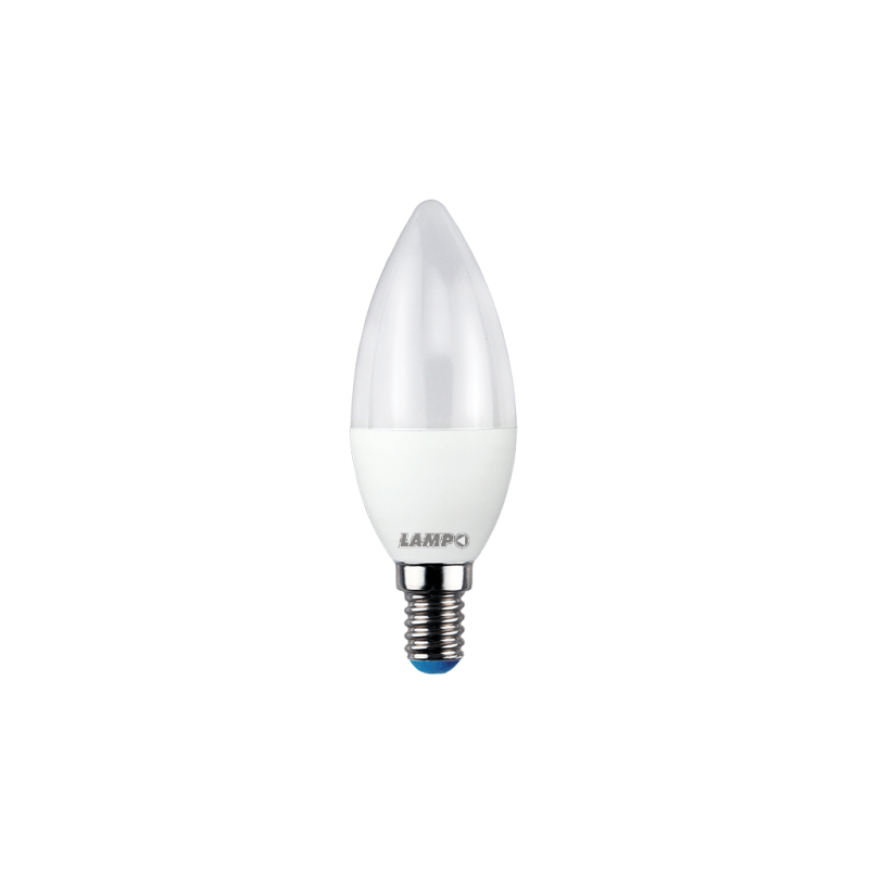 Lampada a Led oliva 8W E14 6400°K Luce Fredda Lampo