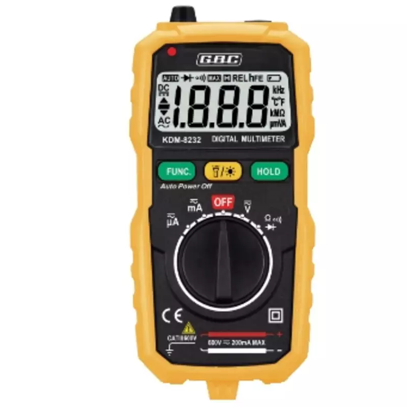 Multimetro digitale autorange KDM-8232 con funzione NCV Multimetro digitale autorange KDM-8232 con funzione NCV