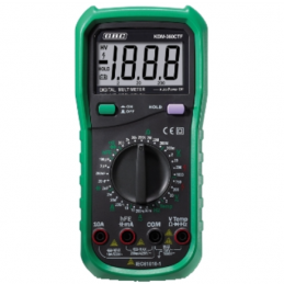 Multimetro digitale con capacimetro frequenzimetro e termometro KDM-360CTF