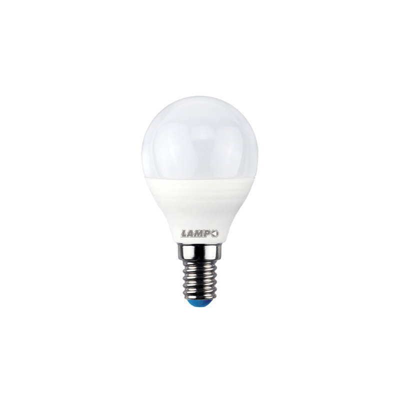 Lampada led a sfera E14 8W 6400K luce fredda Lampo