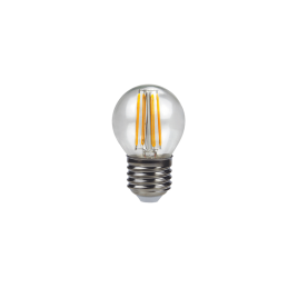 Lampadina Sfera a filamento Led 4W effetto vintage Luce Calda Lampo