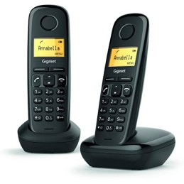 Telefono cordless Duo Dect A170 colore nero Gigaset Siemens