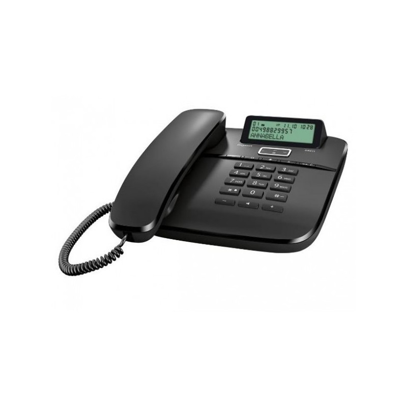 Telefono Fisso con display analogico DA611colore nero Gigaset Siemens