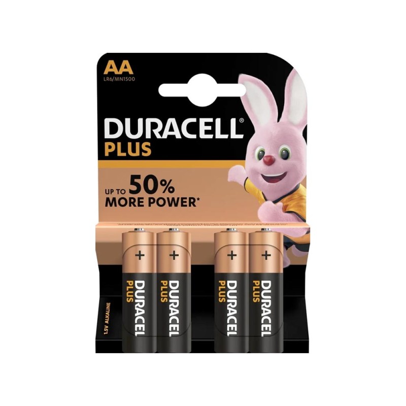 Batteria Stilo Duracell Plus  Blister 4 pezzi  MN1500