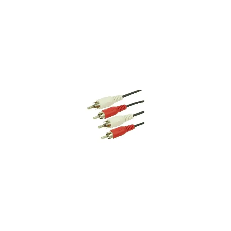 Cavo audio 2 spine RCA / 2 RCA 3M Cavo audio 2 spine RCA / 2 RCA 3M