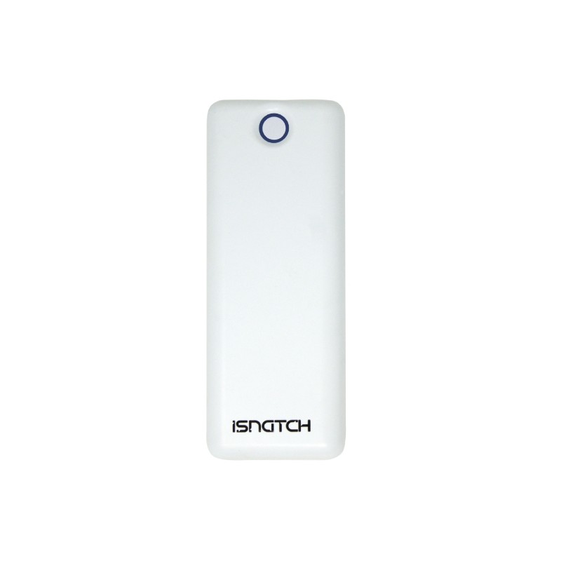 Batteria Esterna USB Power Bank 12.000mAh colore Bianco Isnatch