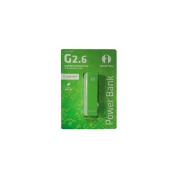 Batteria Esterna USB Power Bank 2600mAh colore Verde Isnatch2