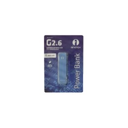 Batteria Esterna USB Power Bank 2600mAh colore Blu Isnatch