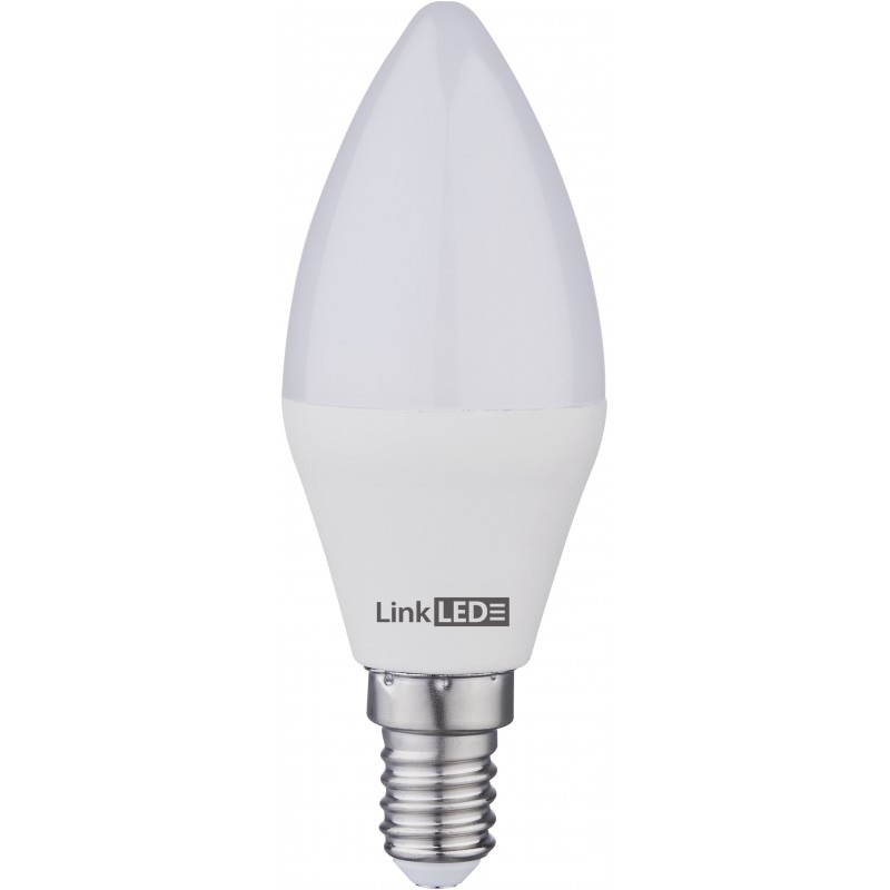 Lampada a Led oliva 8W E14 6K Luce fredda Linkled