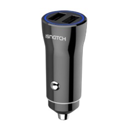 Alimentatore da Auto 2 uscite USB 4,8Ah Car Charger ISNATCH