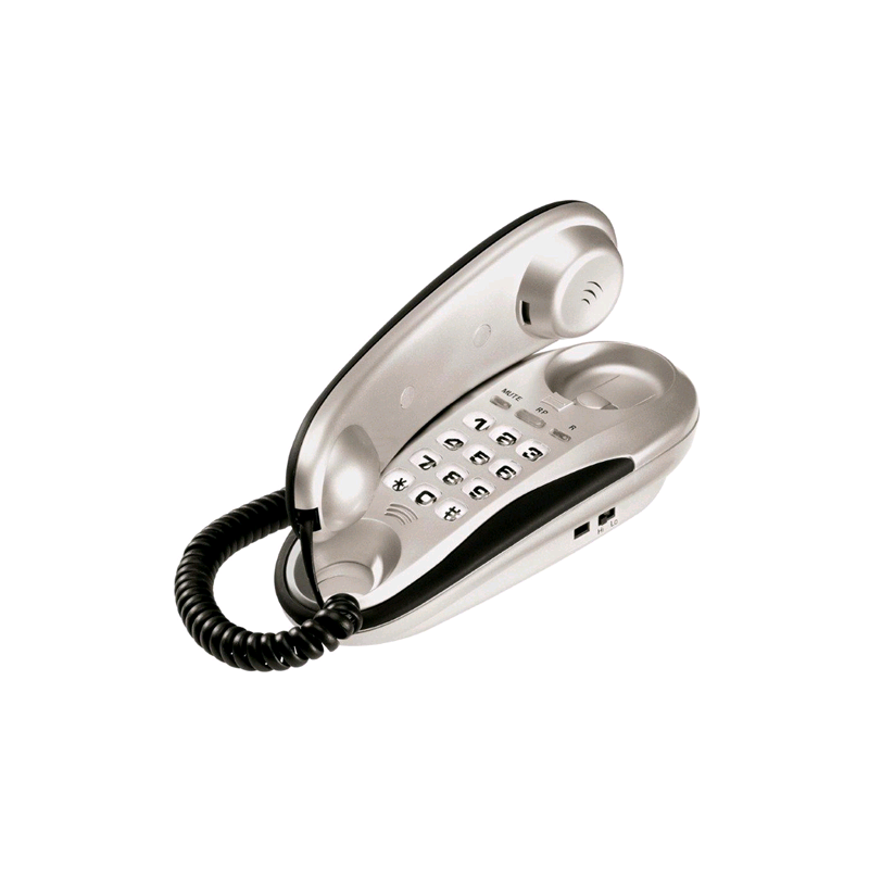 Telefono Fisso colore Bianco e Grigio Installabile a Parete Kenoby BRONDI