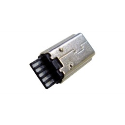 Spina mini USB Tipo B standard maschio 5 pin a saldare GBC