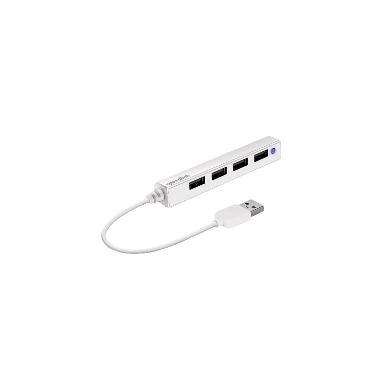 HUB USB 2.0 4 Porte per PC Snappy Evo4 Slim SPEEDLINK