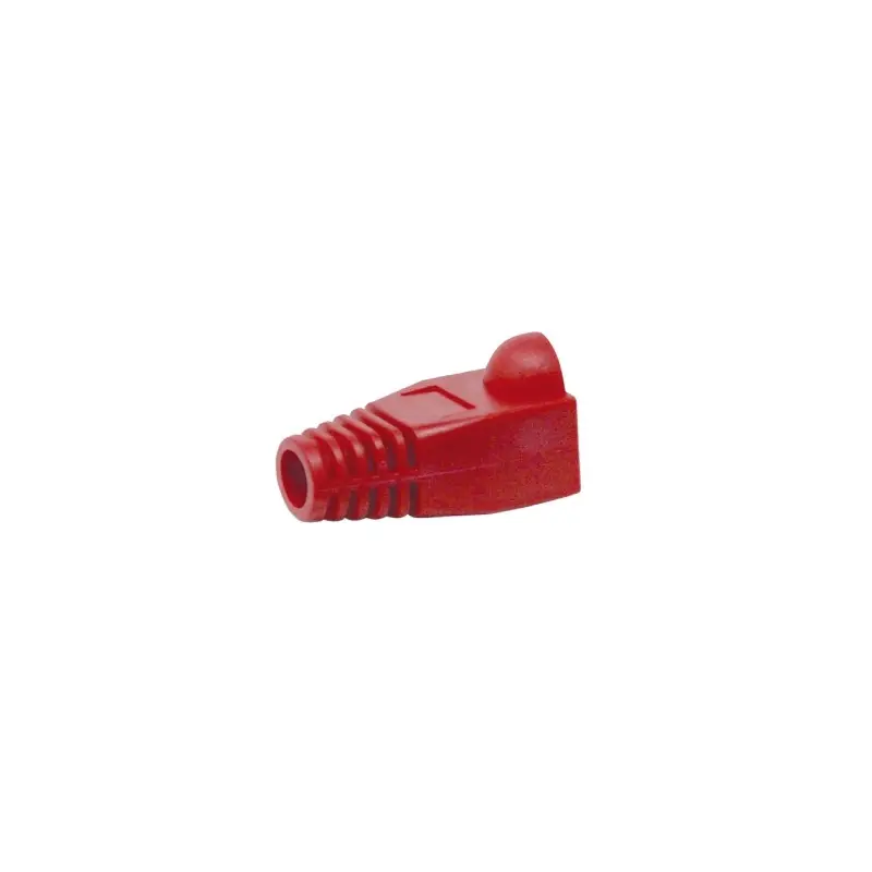 Guaina di Protezione per Spina Modulare RJ45 colore Rosso GBC Guaina di Protezione per Spina Modulare RJ45 colore Rosso GBC